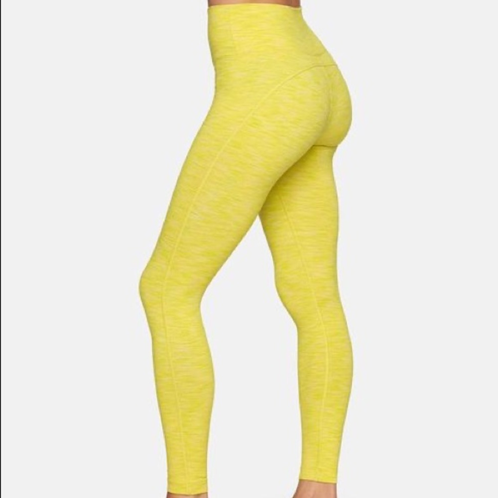OUTDOOR VOICES 7/8 Freeform Leggings Bright Yellow Ultra Soft Like New Small